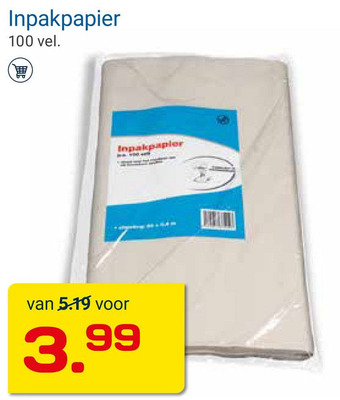 Kluswijs Inpakpapier aanbieding