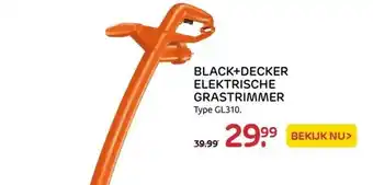 Praxis Black+decker elektrische grastrimmer aanbieding