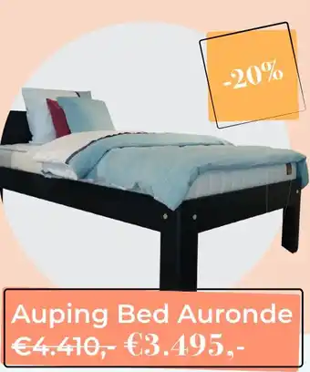 Slaapboulevard Kwakernaat Auping bed auronde aanbieding