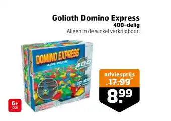 Trekpleister Goliath domino express aanbieding