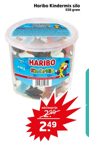 Trekpleister Haribo kindermix silo aanbieding