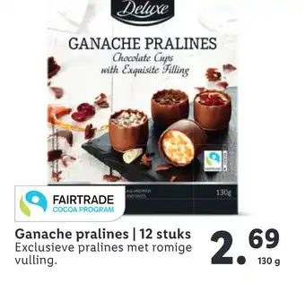 Lidl Ganache pralines 130g aanbieding