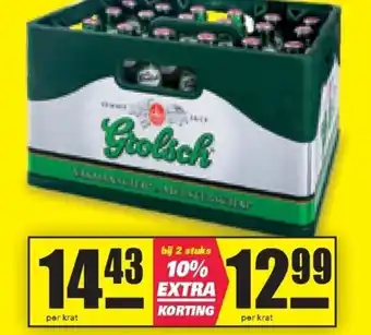 Nettorama Grolsch krat aanbieding