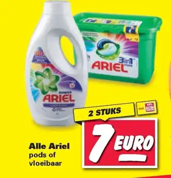 Nettorama Alle Ariel Pods Of Vloeibaar aanbieding