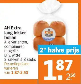 Albert Heijn AH Extra lang lekker bollen aanbieding