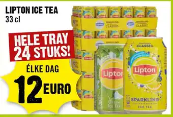 Dirck 3 Lipton Ice Tea 33cl aanbieding