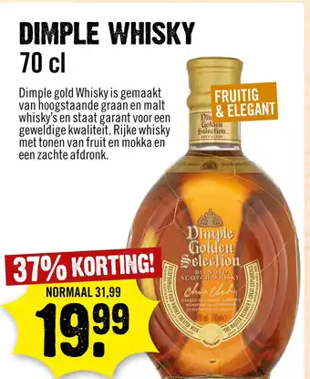 Dirck 3 Dimple Whisky 70cl aanbieding