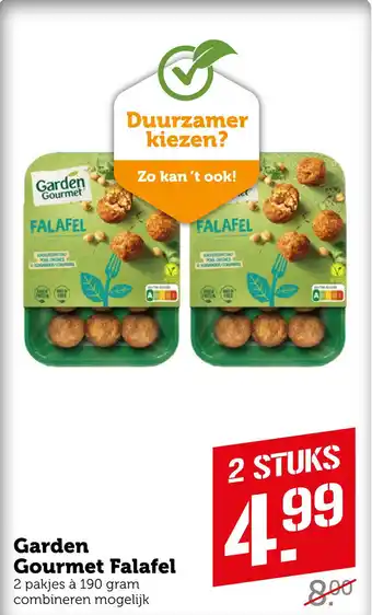 Coop Garden gourmet falafel aanbieding