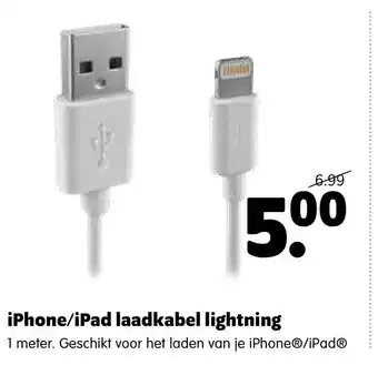 Plentyparts Iphone/ipad laadkabel lightning aanbieding