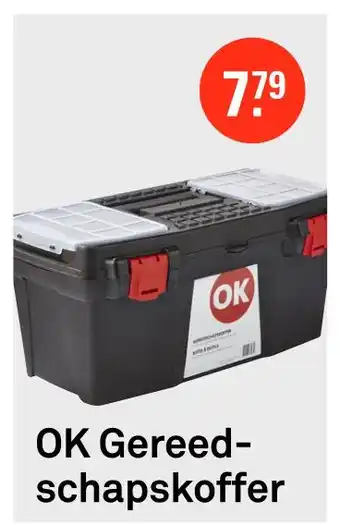 Karwei OK Gereedschapskoffer aanbieding