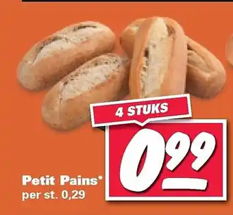 Nettorama Petit pains aanbieding