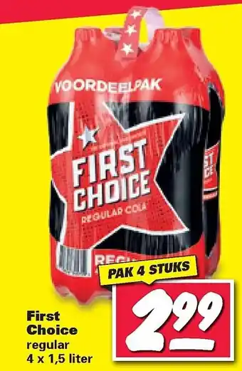 Nettorama First choice regular aanbieding