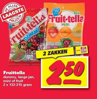 Nettorama Fruittella aanbieding