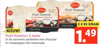 Lidl Fruit tiramisu aanbieding