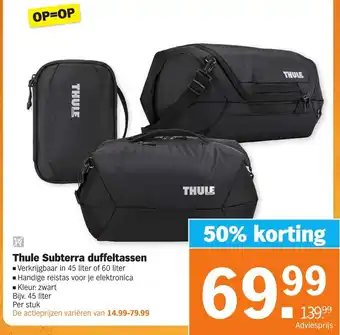 Albert Heijn Thule Subterra duffeltassen aanbieding