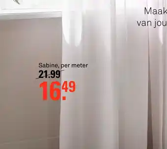 Karwei Sabine Gordijn aanbieding