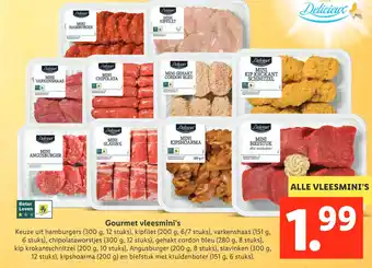 Lidl Gourmet vleesmini's aanbieding