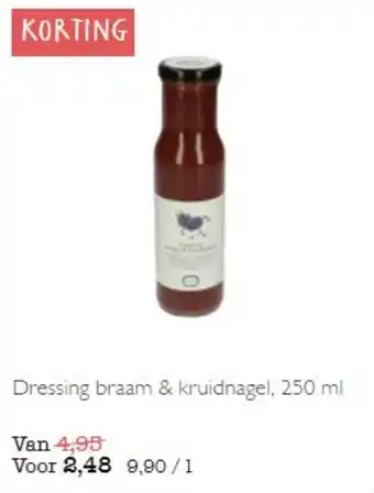 Dille & Kamille Dressing braam & kruidnagel 250 ml aanbieding