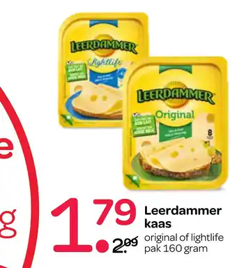 Spar Leerdammer kaas aanbieding