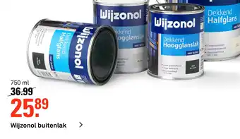 Karwei Wijzonol buitenlak 750ml aanbieding