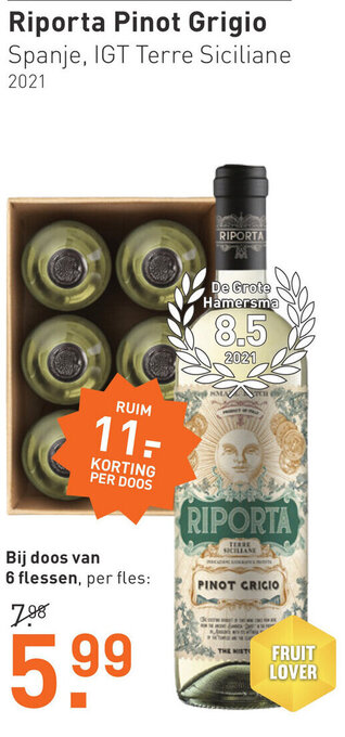 Gall & Gall Riporta Pinot Grigio aanbieding