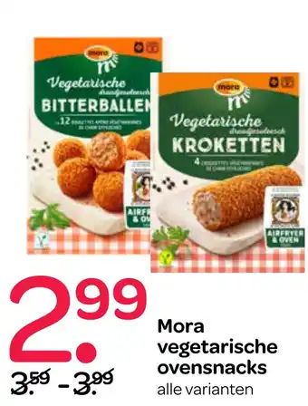 Spar Mora vegetarische ovensnacks aanbieding