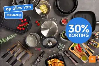 Blokker 30% korting op alles van herman aanbieding