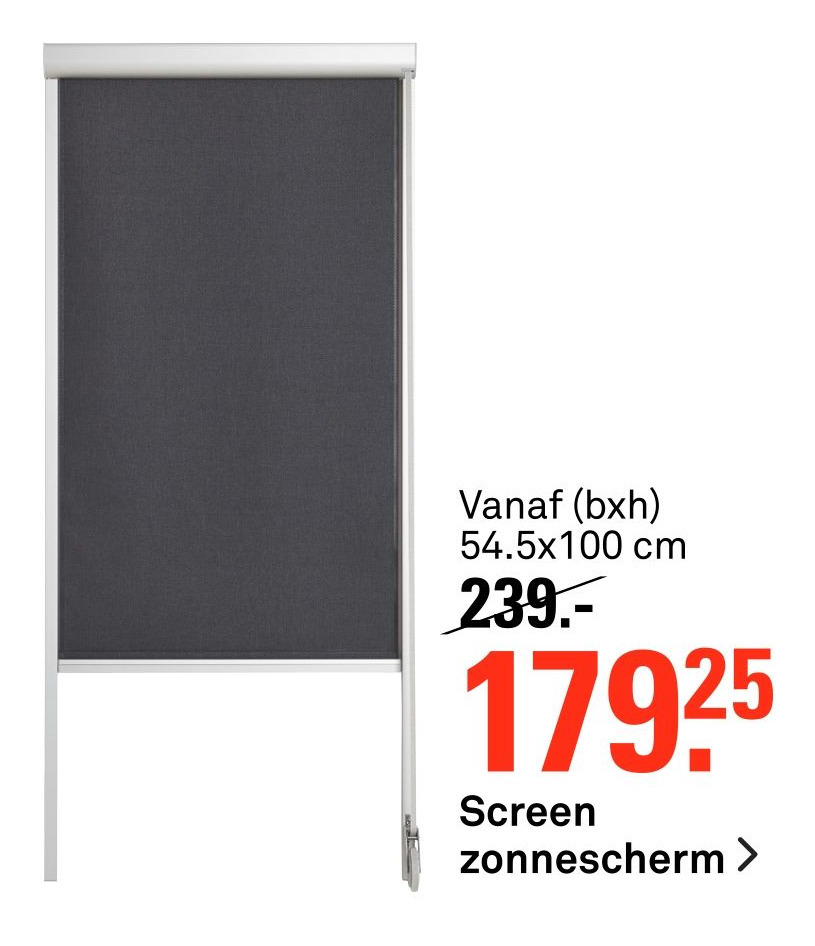 Screen zonnescherm 54.5 x 100 cm aanbieding bij Karwei