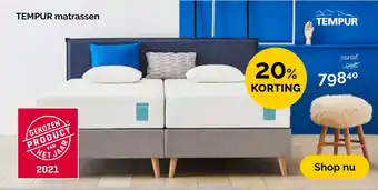 Beter Bed TEMPUR matrassen aanbieding