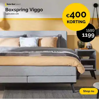 Beter Bed Boxspring Viggo 140x200 cm aanbieding