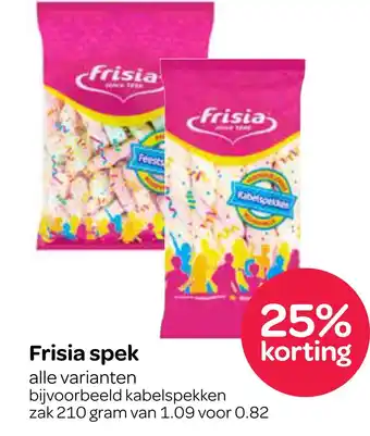 Spar Frisia spek 210 gram aanbieding