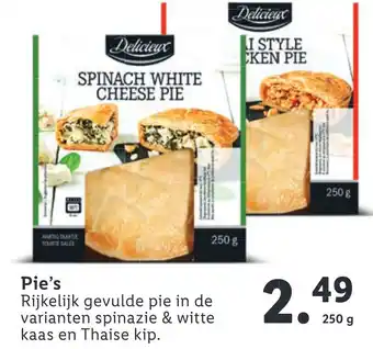 Lidl Pie's 250 g aanbieding