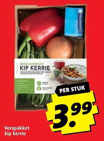 Boni Verspakket kip kerrie aanbieding