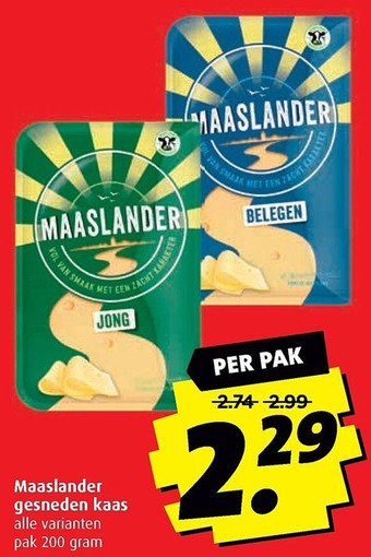 Boni Maaslander gesneden kaas aanbieding