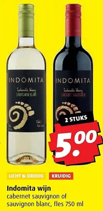 Boni Indomita wijn aanbieding