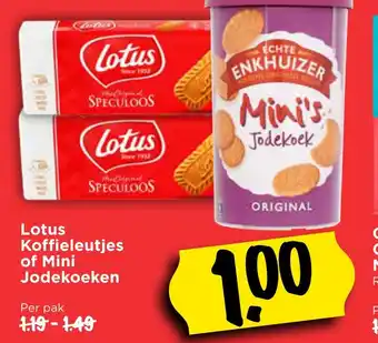 Vomar Voordeelmarkt Lotus Koffieleutjes aanbieding