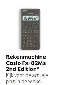 The Read Shop Rekenmachine casio fx-82ms 2nd edition* aanbieding