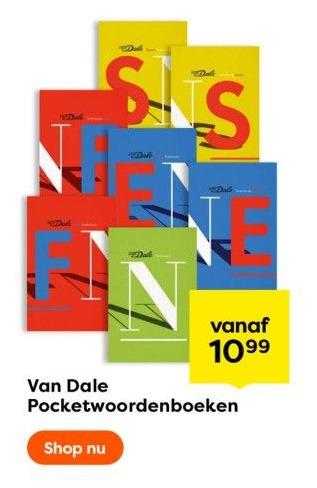The Read Shop Van dale pocketwoordenboeken aanbieding