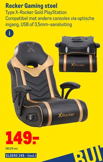 Makro Rocker gaming stoel aanbieding