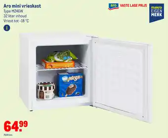 Makro Aro mini vrieskast aanbieding