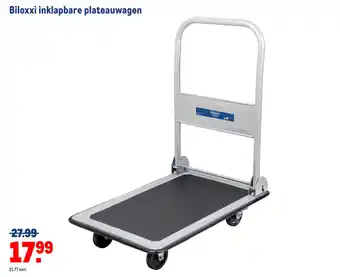 Makro Biloxxi inklapbare plateauwagen aanbieding