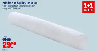 Makro Polydaun bodypillow lange jan aanbieding