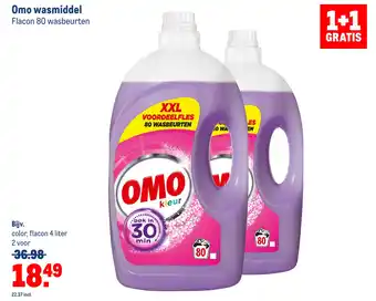 Makro Omo wasmiddel aanbieding