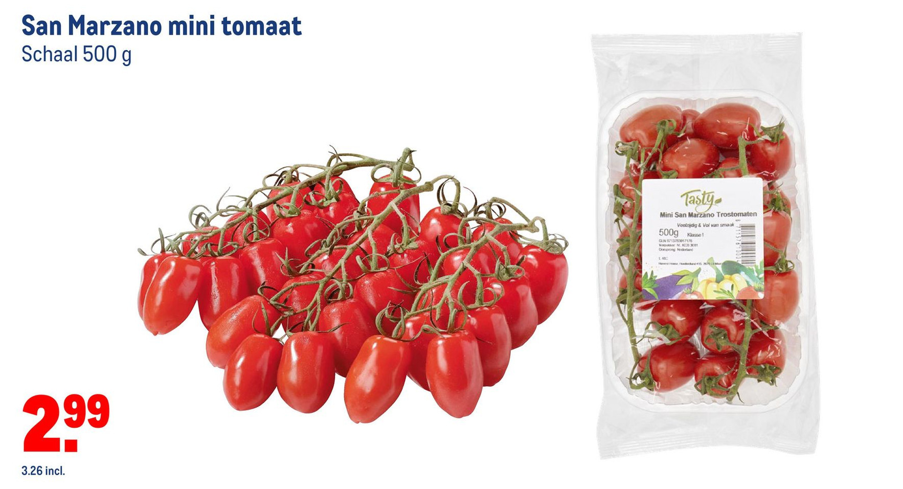 San marzano mini tomaat aanbieding bij Makro