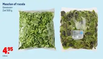 Makro Mesclun of rucola aanbieding