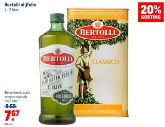 Makro Bertolli olijfolie aanbieding