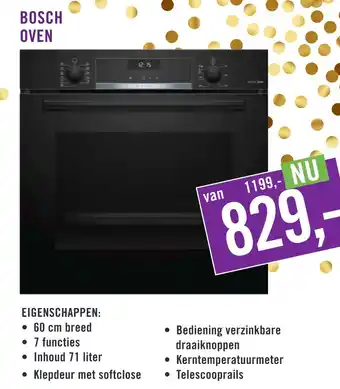 Keukendepot Bosch oven aanbieding