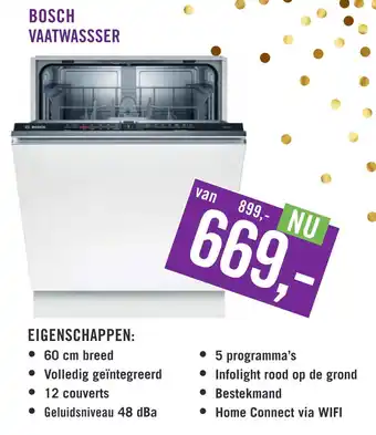 Keukendepot Bosch vaatwassser aanbieding