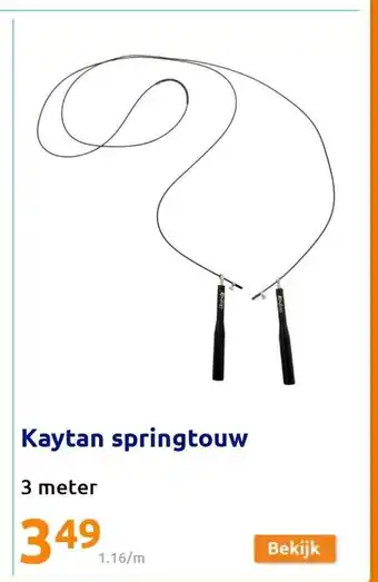 Action Kaytan springtouw 3 meter aanbieding