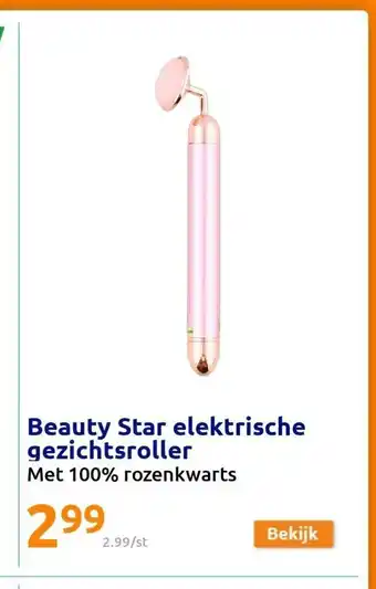 Action Beuaty Star elektrische gezichtsroller aanbieding